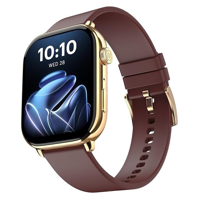 Noise Pulse 4 Max Smart Watch - 1.96" AMOLED, AI Features, Deep Wine